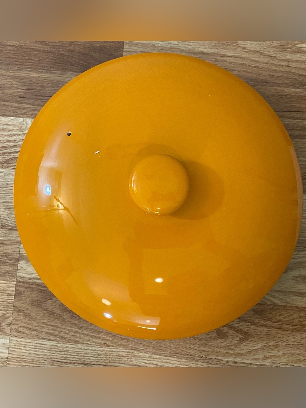 Kohl's Multicolor Ceramic Tortilla Warmer with Orange Lid - Picture 11 of 12
